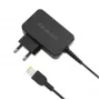 Qoltec 51035 napájací adaptér pre Lenovo 45 W, 20 V 2,25 A, Slim tip+pin, do interiéru, čierny