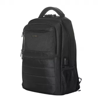 Batoh Vention KRK 20L čierny — 20 L, vodeodolný polyester, USB port, pre notebooky do 39,6 cm (15,6 inch), 650 g