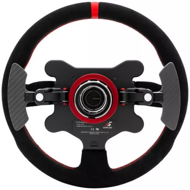 Simagic GTS Alcantara S202 — volant pre sim racing potiahnutý Alcantarou, model S202