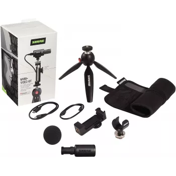 Shure MV88+ VIDEO KIT čierny stolný mikrofón