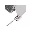 Káblový zámok DICOTA D31742 strieborný 2 m číselný zámok