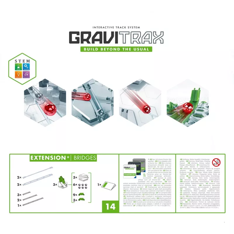 GraviTrax rozšírenie Mosty Ravensburger 22423 viacfarebné