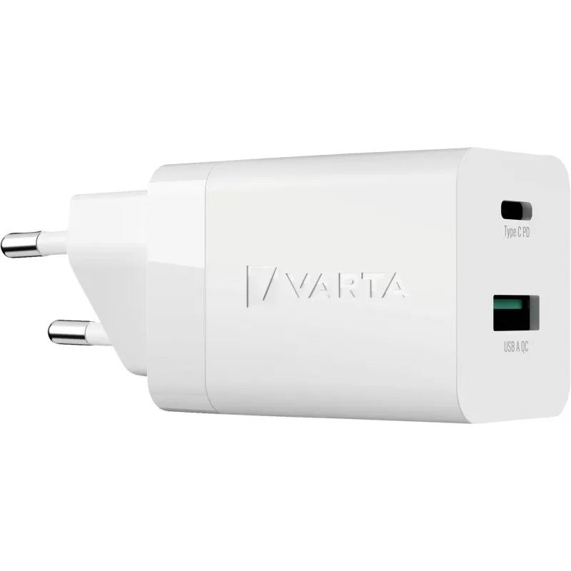 Nabíjačka do interiéru Varta 57955 101 111 univerzálna biela AC rýchle nabíjanie