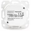 CAT.6A dátová zásuvka, na omietku, tienená, 2x RJ-45 LSA (biela, 5 kusov, Class E)