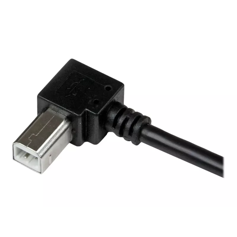StarTech.com USBAB2MR kábel USB 2.0 A na pravouhlé B, samec/samec, 2 m, čierny