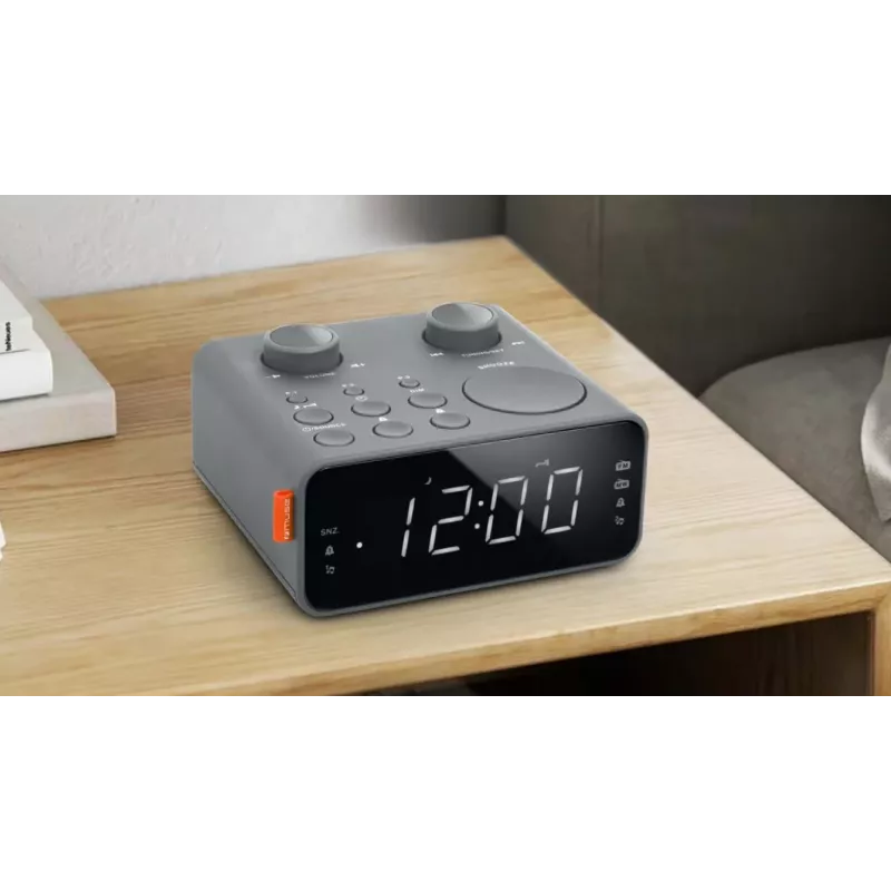 Rádiobudík s duálnym budíkom Muse M-17 LG | funkcia budíka | AUX vstup