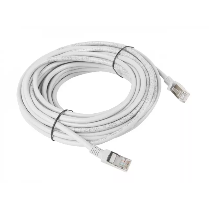 Lanberg PCU5-10CC-1000-S sieťový kábel 10 m Cat5e U/UTP (UTP) sivý (PCU5-10CC-1000-S)