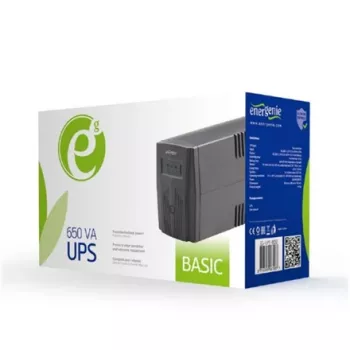 Gembird EG-UPS-B650 neprerušiteľné napájanie (UPS) Line-Interactive 0,65 kVA 390 W