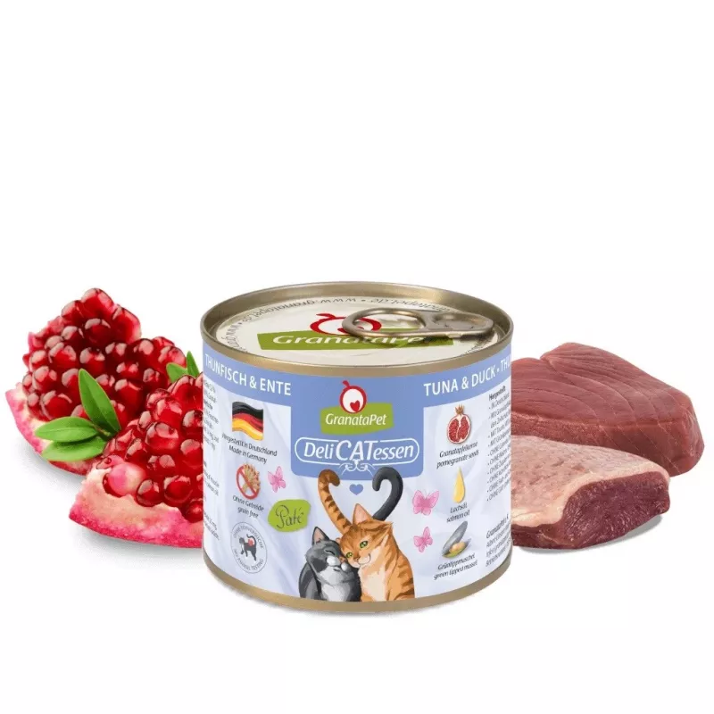 GRANATAPET DeliCATessen tuniak a kačica - mokré krmivo pre mačky - 200 g