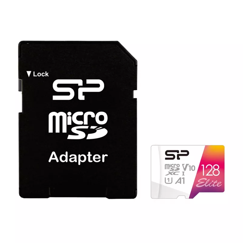 Silicon Power | microSDHC UHS-I pamäťová karta | Elite | 128 GB | microSDHC/SDXC | flash pamäť trieda 10