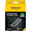 Powerbank INTENSO 7350050 — 20000 mAh, 1× USB-A + 2× USB-C, 100 W celkový výstupný výkon, čierna/sivá