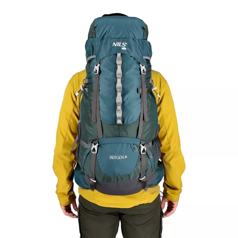 NILS Camp NC1949 Bergen 65L turistický batoh – zelená