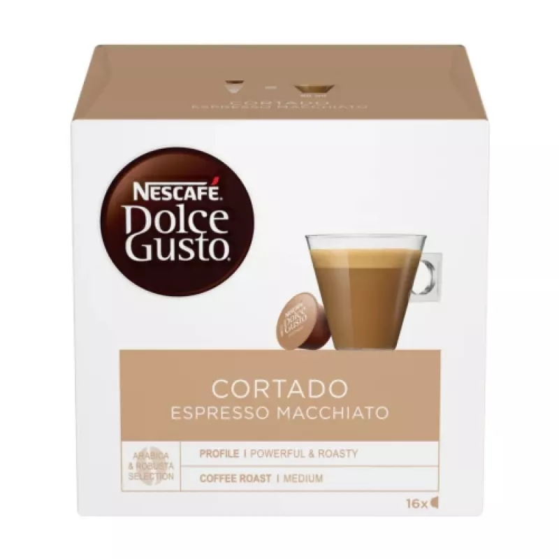 Nescafe Dolce Gusto Cortado Espresso Macchiato káva, 16 kapsúl