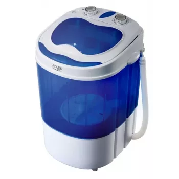 Adler | AD 8051 | práčka | energetická trieda | vrchná plnenie | kapacita prania 3 kg | neurčené ot/min | hĺbka 37 cm | šírka 38 cm | biela/modrá