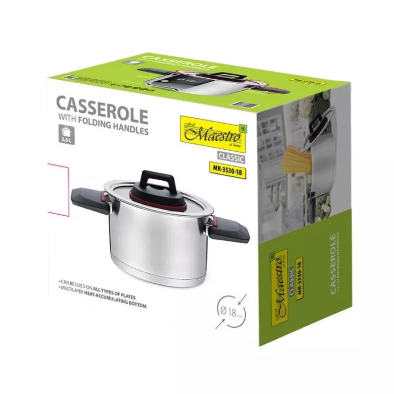 Maestro MR-3530-18 hrniec so sklopnými rukoväťami 2,3 l