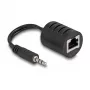 Audio kábel DeLOCK RJ-45 3,5 mm čierny 87858