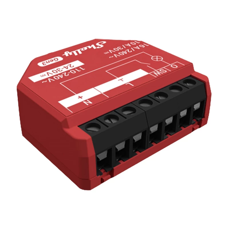 Shelly 1PM Gen3 sada 4 kontroléry WiFi/Bluetooth