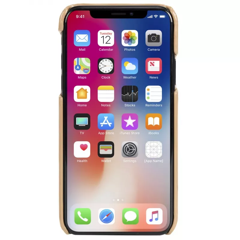 Puzdro Krusell Sunne 2-kartové puzdro iPhone XS Max 16,5 cm béžová