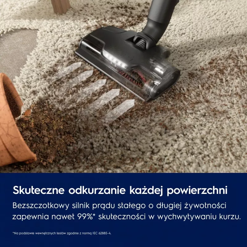 Electrolux EP82AB25UG tyčový vysávač/elektrická metla akumulátor suchý cyklónový bezvreckový 0,4 l 100 W sivá