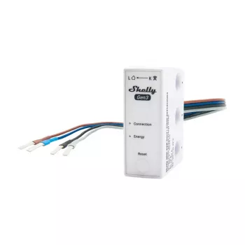 WiFi merač energie Shelly 3EM-63W Gen3 — 3-kanálový sieťový elektromer