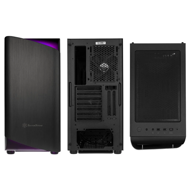 SilverStone Seta A1 Midi-Tower, temperované sklo - čierna