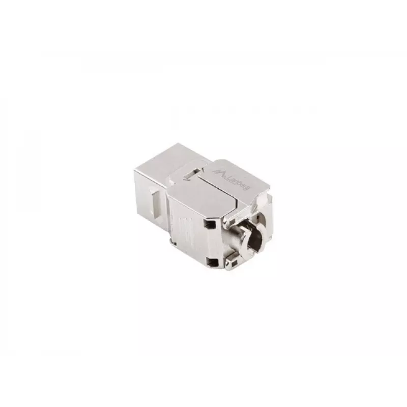 Keystone modul Lanberg KSF7-2000 plochý nerez