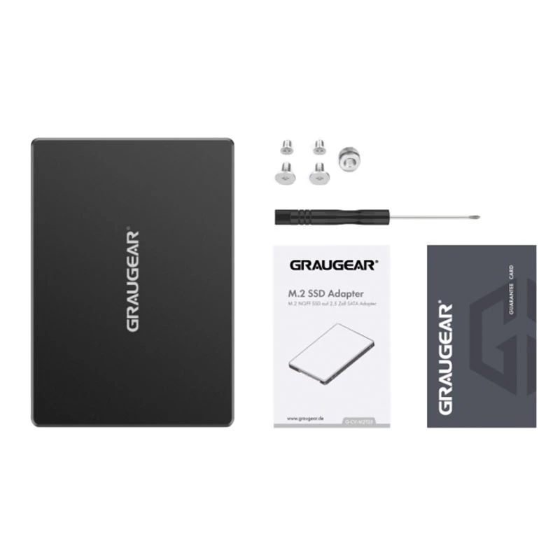 Montážna sada GRAUGEAR G-CV-M2T25 čierna hliník