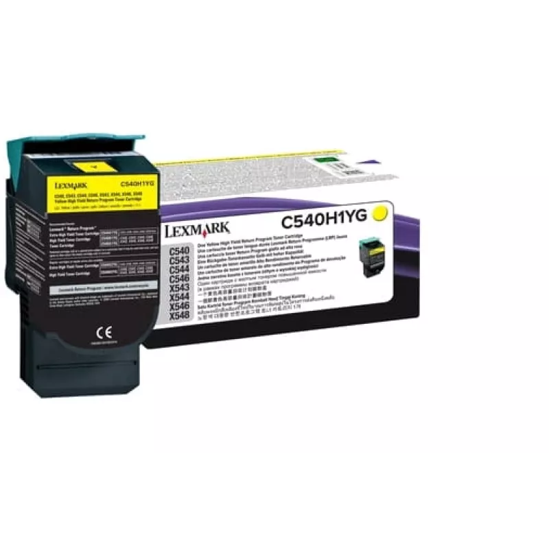 Lexmark C540H1YG tonerová kazeta, žltá, 2 000 strán
