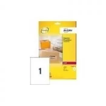 Avery transparentná adresná etiketa Laser L7565 transparentná 99,1x67,7 mm 25 listov