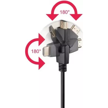 Goobay 61283 HDMI kábel 1,5 m HDMI typ A (štandard) čierny (61283)