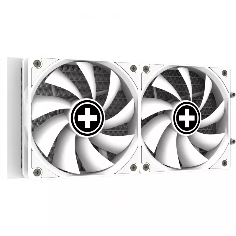 All-in-One kvapalinový chladič XILENCE Performance A+ XC974 — 240 mm radiátor, 300 W TDP, biely, ARGB
