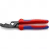 Knipex 95 12 200 nožnice na káble s dvojitou reznou hranou, 200 mm