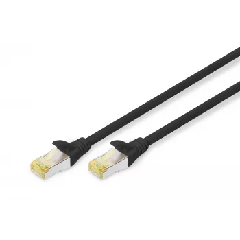 Digitus CAT 6A S/FTP RJ-45 patch kábel 7 m, čierny
