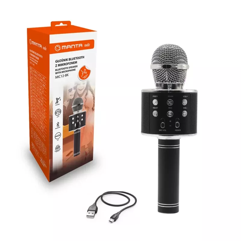 Manta MIC12-BK čierna