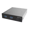 Akasa USB 20Gbps Type-C panel s dvoma 5Gbps Type-A portami