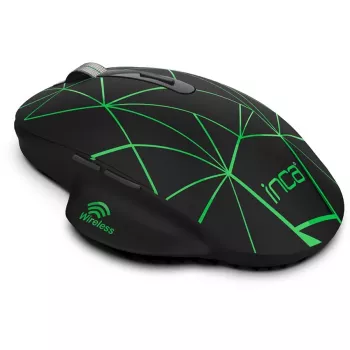 Cian Technology GmbH INCA myš IWM-551 bezdrôtová 1600 DPI batéria USB-C čierna retail - myš - 1 600 dpi