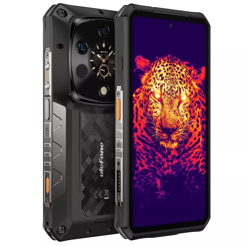 Odolný smartfón UleFone Armor 28 Ultra Thermal 5G — 16 GB RAM, 1 TB úložisko, čierny