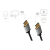 DisplayPort kábel LogiLink CDA0100 1 m čierny sivý
