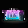 Water block EK Water Blocks akryl meď čierna nikel transparentná