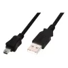 ASM AK-300130-030-S ASSMANN kábel USB 2.0 HighSpeed Canon USB A/miniUSB B (5pin) M/M čierny 3m