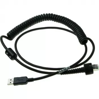 Datalogic - USB kábel - USB - IP67 - 2,4 m - zvinutý - pre PowerScan PD9630-DC, PD9630-HP, PD9630-SR, PM9600