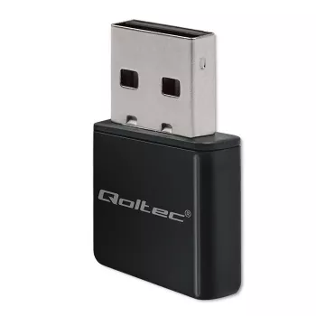 Wi‑Fi USB adaptér QOLTEC NANO 56986 — Mini-N, USB 2.0, 802.11n