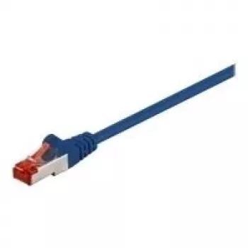Wentronic Goobay CAT 6 patch kábel, S/FTP (PiMF), modrý, 7,5 m – LSZH bez halogénov, meď (68271)