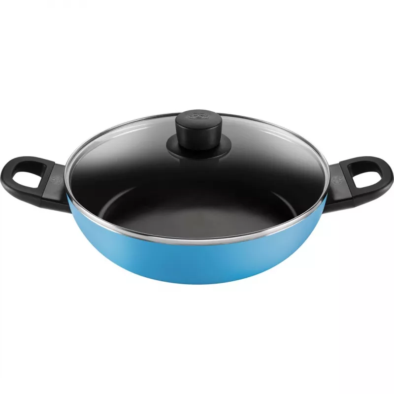 Hlboká panvica Ballarini CAPRERA 28 cm s pokrievkou, modrá