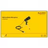 Delock - mikrofón - USB - čierny (66832)