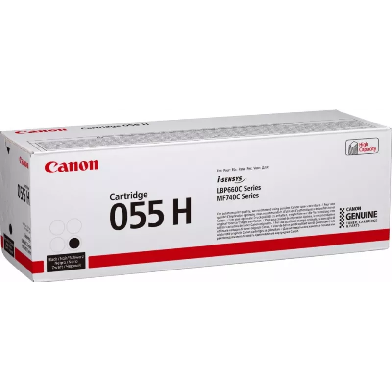 Canon 055H tonerová kazeta 1 ks originálna čierna