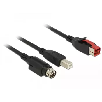 USB kábel DeLOCK 85489 USB 2.0 3 m USB B čierny