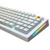 GLORIOUS GPBT Backlit Keycaps — PBT biela, ANSI layout