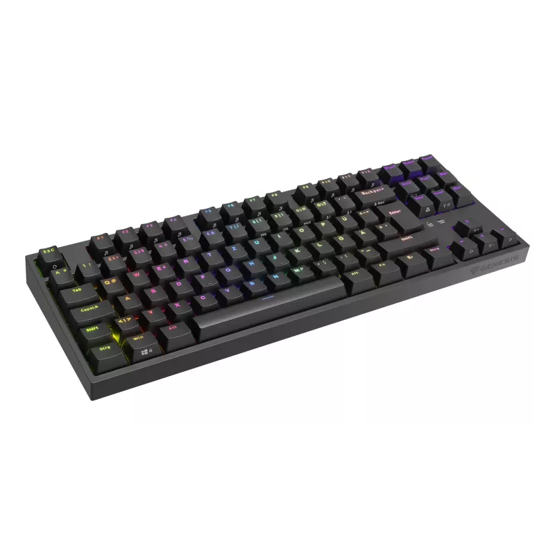 GENESIS Thor 404 TKL klávesnica herná USB QWERTZ Deutsch čierna