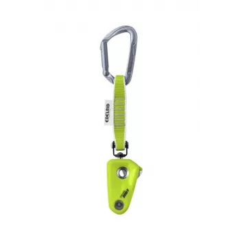 Edelrid OHM oceľová lezecká pomôcka zelená 8,9 mm priemer lana 450 g